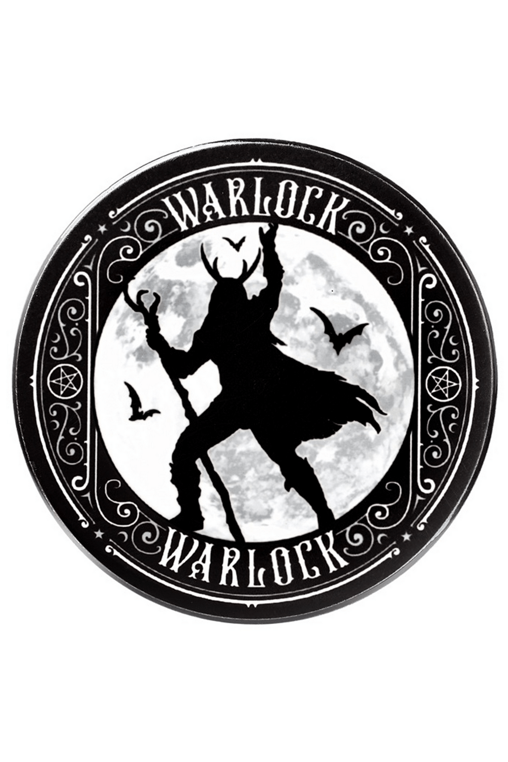 Warlock Coaster with Full Moon Design by Alchemy