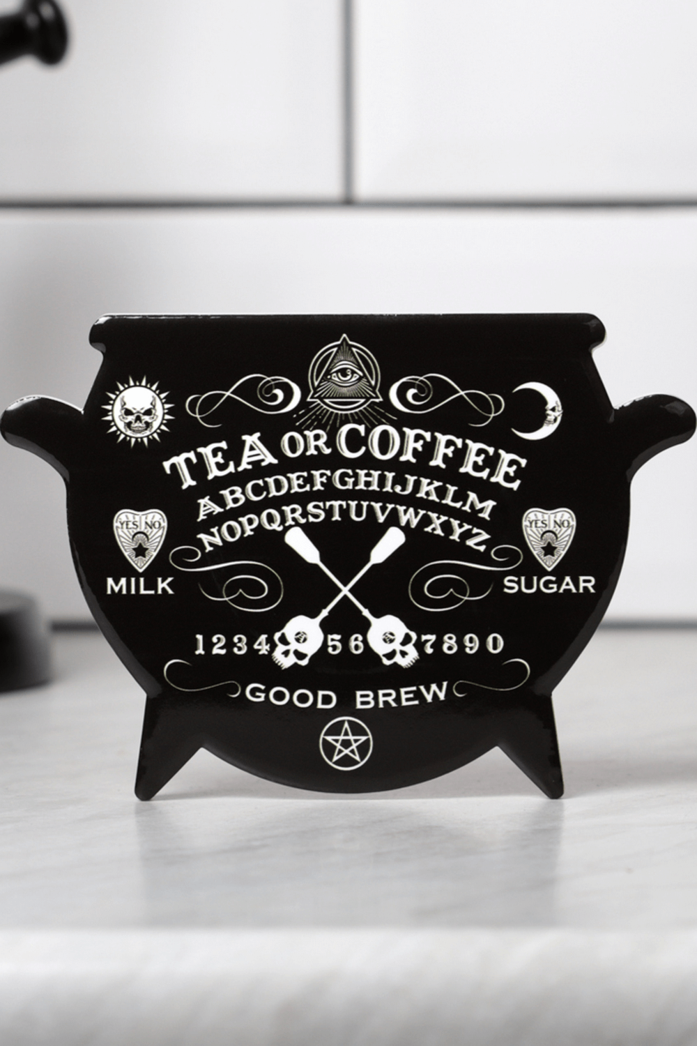 Witches Brew Cauldron Coaster - Mystical Kitchen Decor