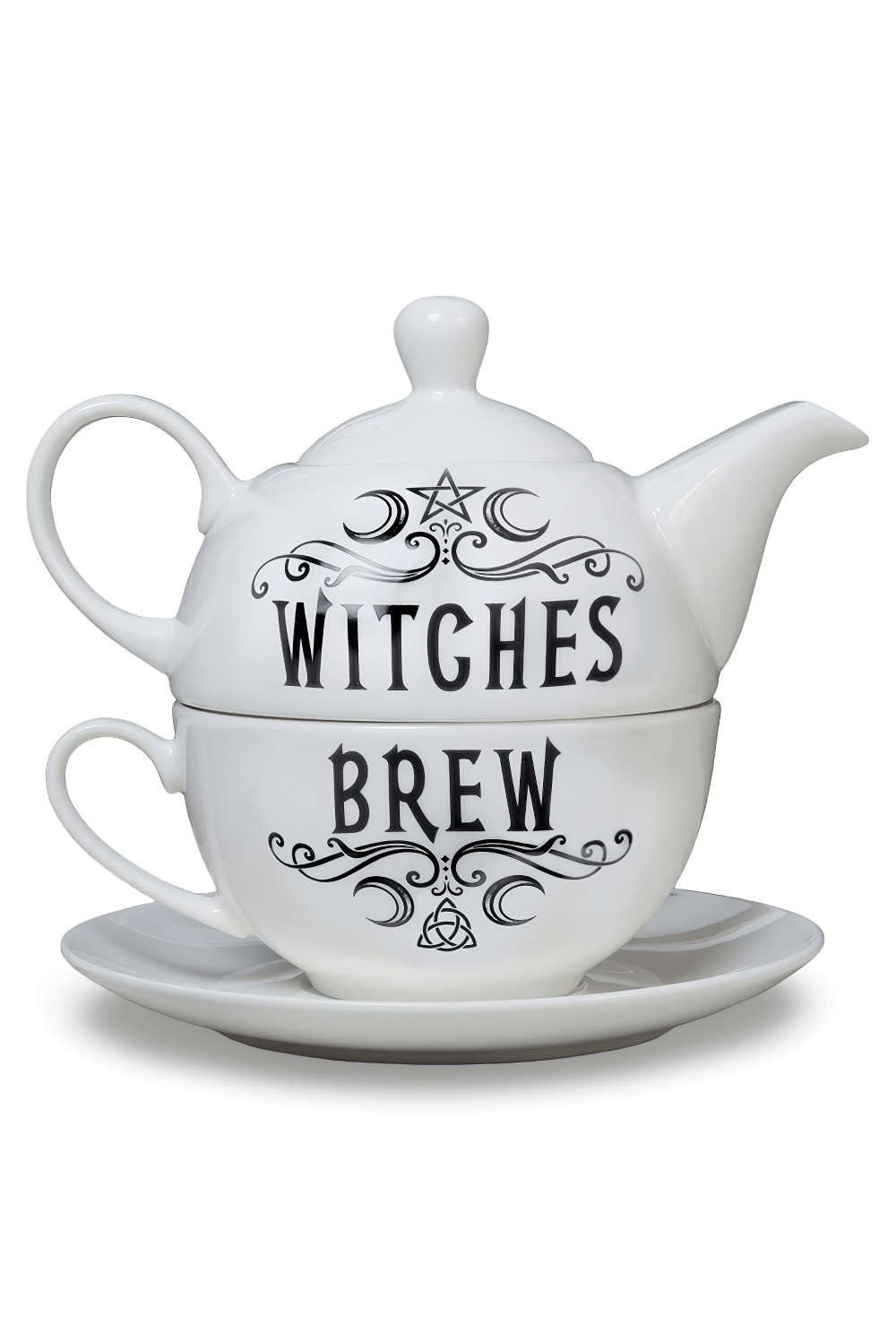 Witches Brew Tea Set for One with Teapot and Cup