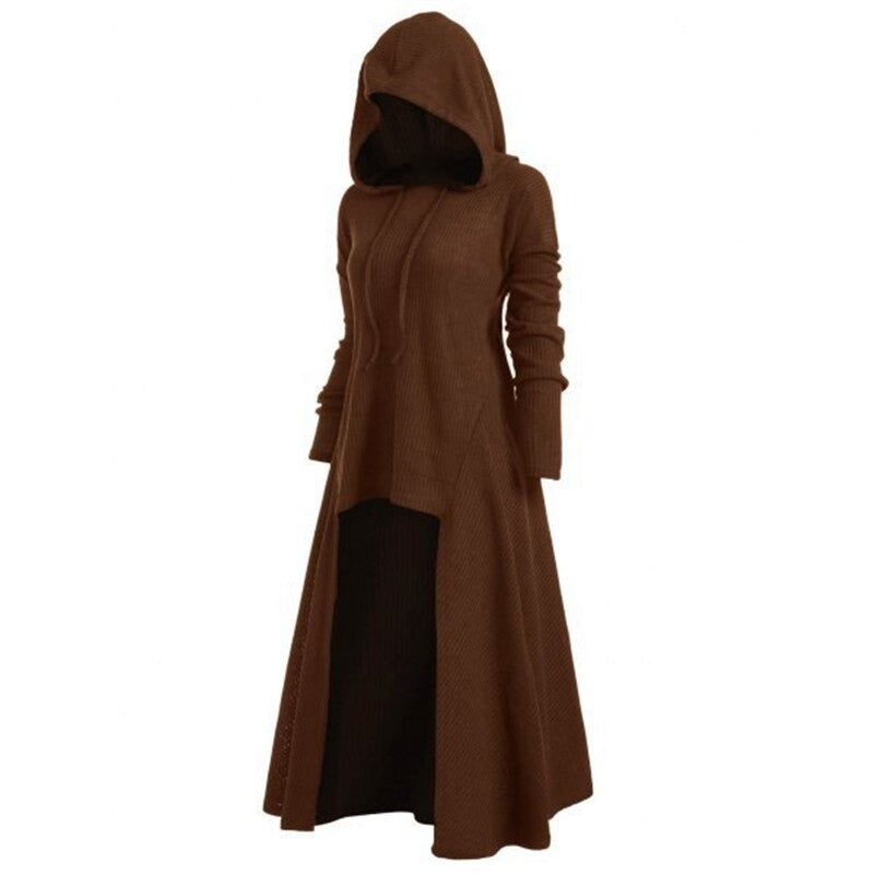 EU SALE of Women Hoodies Coat Dress / Long Sleeve 6 Color Pullover Dresses in Gothic