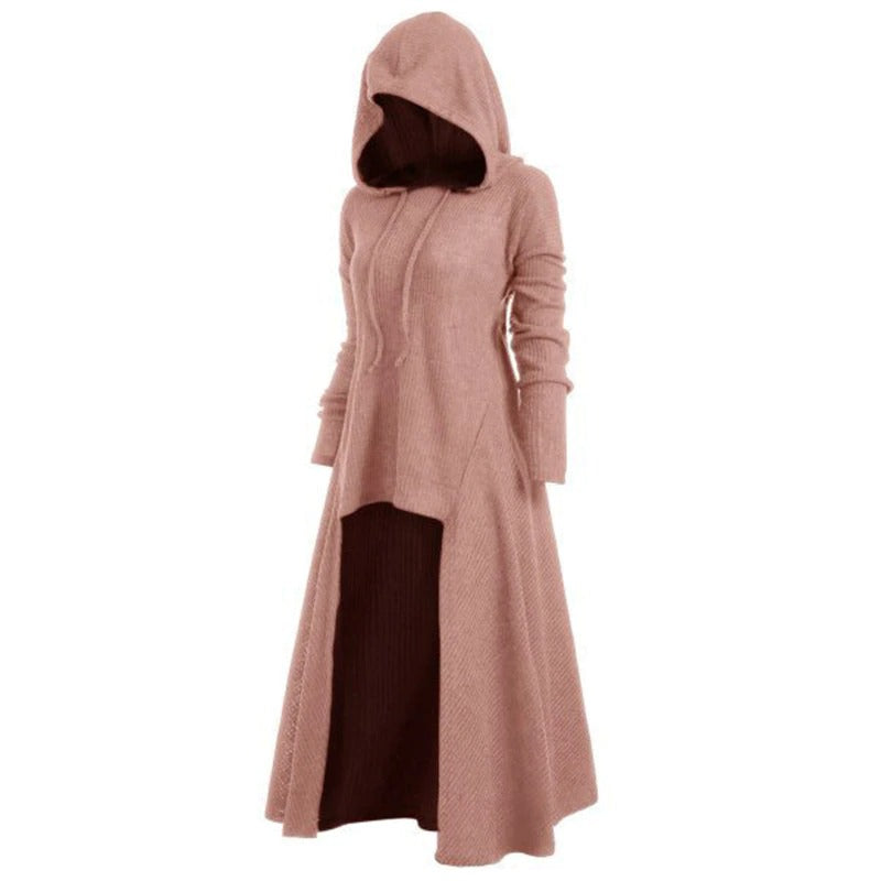 EU SALE of Women Hoodies Coat Dress / Long Sleeve 6 Color Pullover Dresses in Gothic