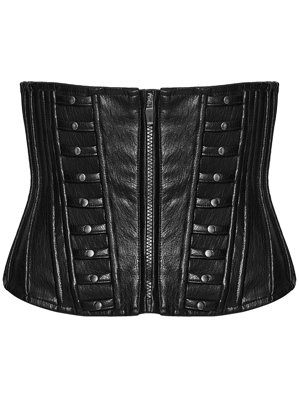 Women's Cyberpunk Faux Leather Underbust Corset