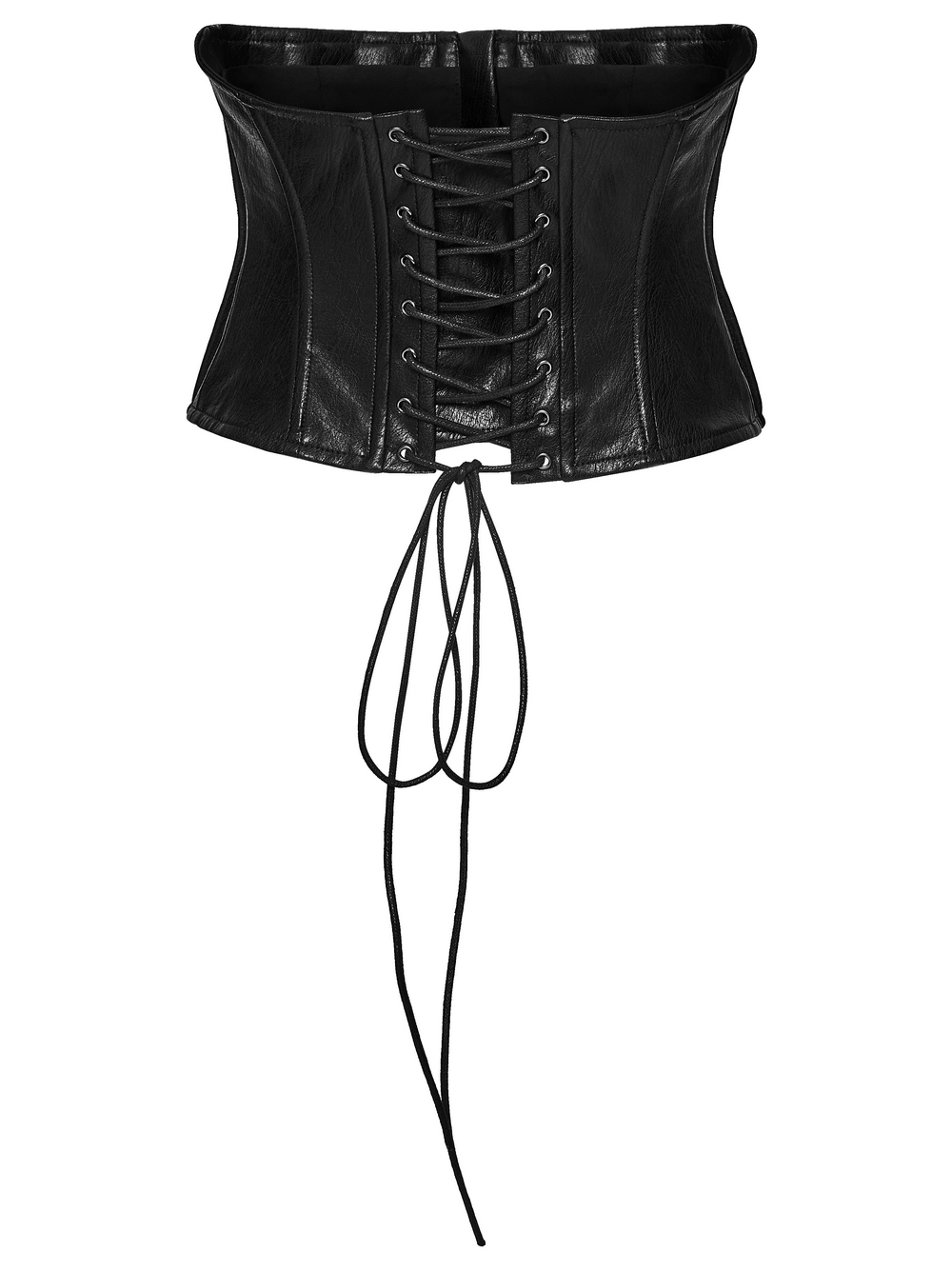 Women's Cyberpunk Faux Leather Underbust Corset