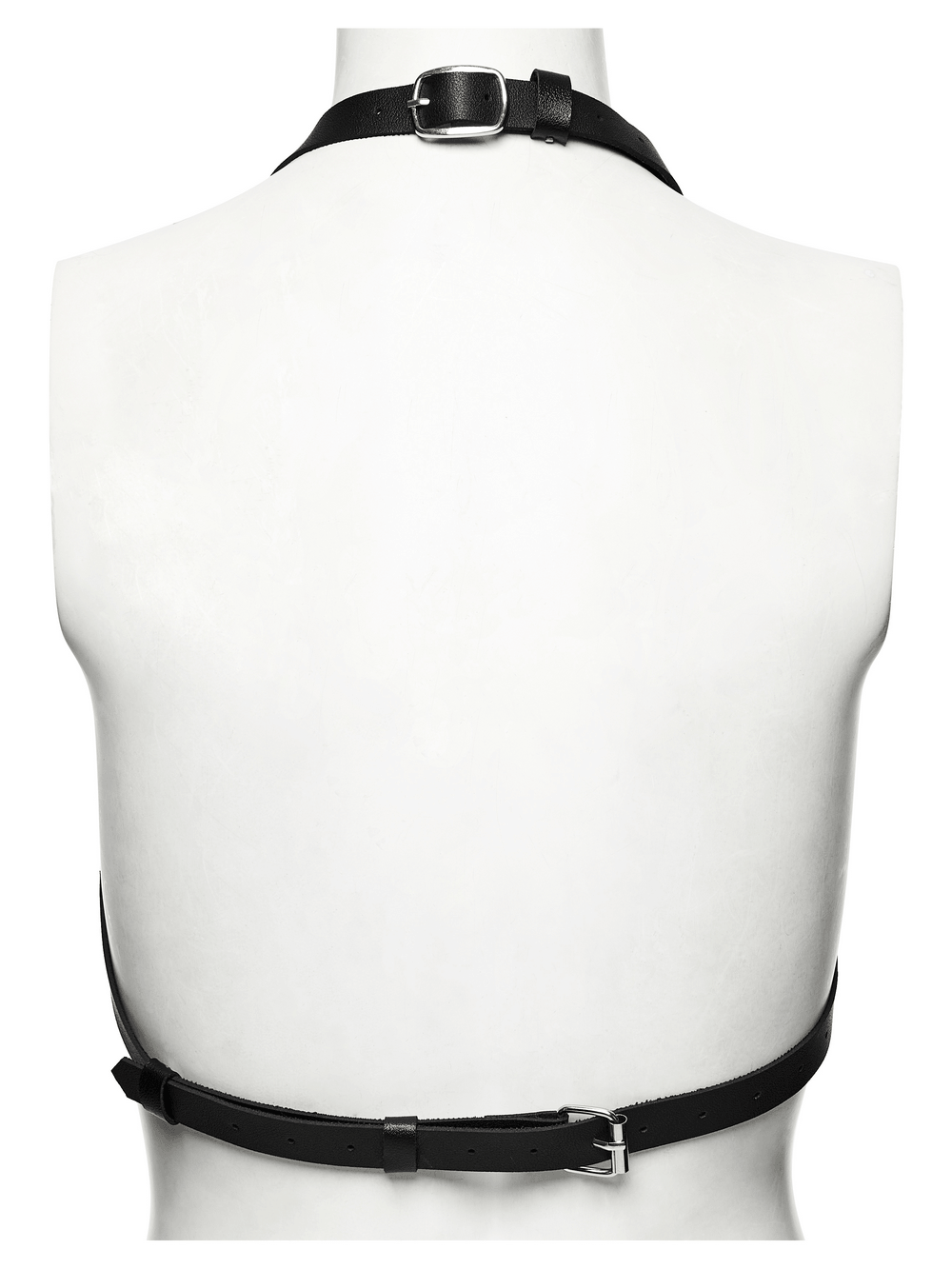 Women's Gothic Cross Harness with Studded Ring Straps