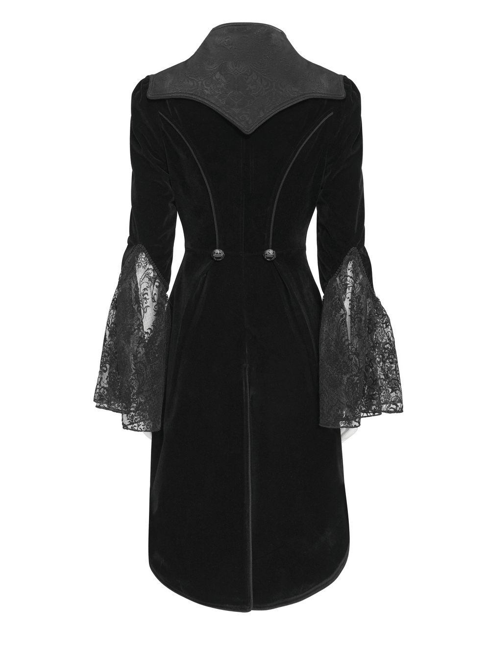 Women's Gothic Lace Bell Sleeve Tailcoat Jacket