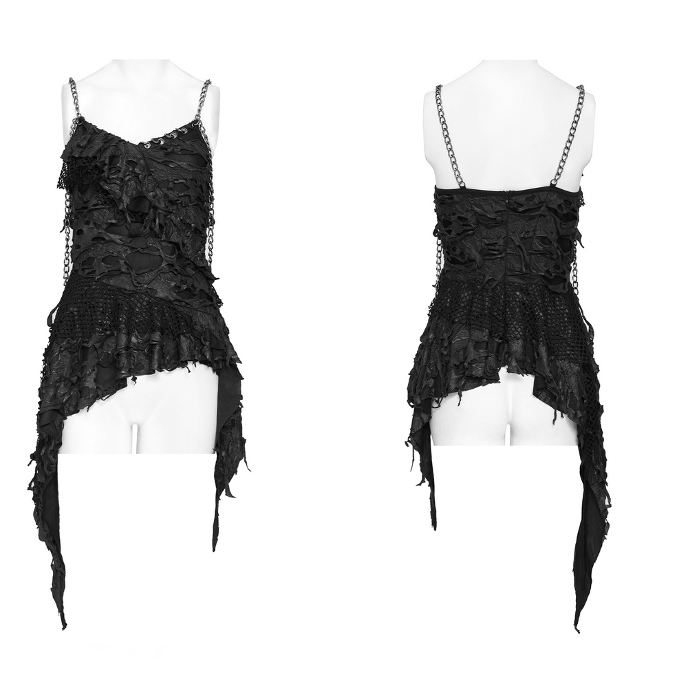 Women's Gothic Wasteland Top with Chain Straps