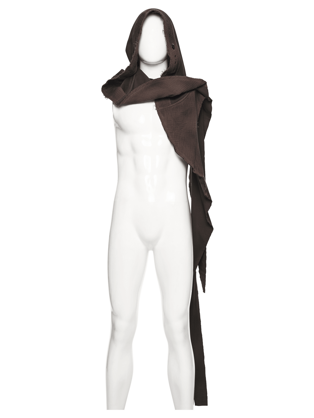 Womens Post Apocalyptic Hooded Sleeveless Cape Vest