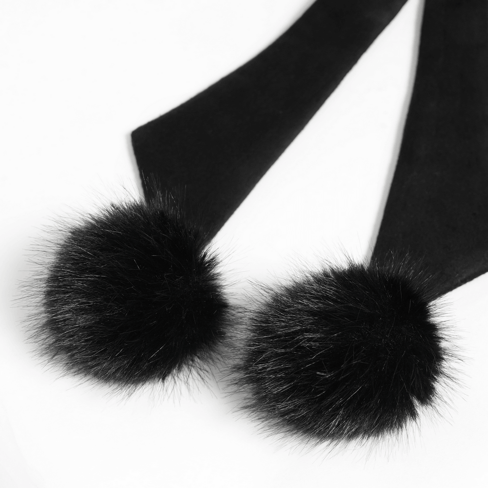 Women's Victorian Gothic Faux Fur Trim Long Coat