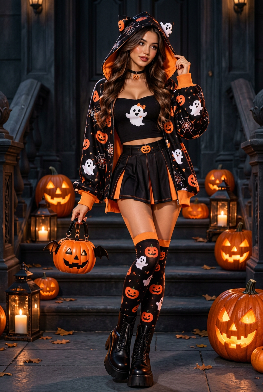 Premium Halloween fashion look