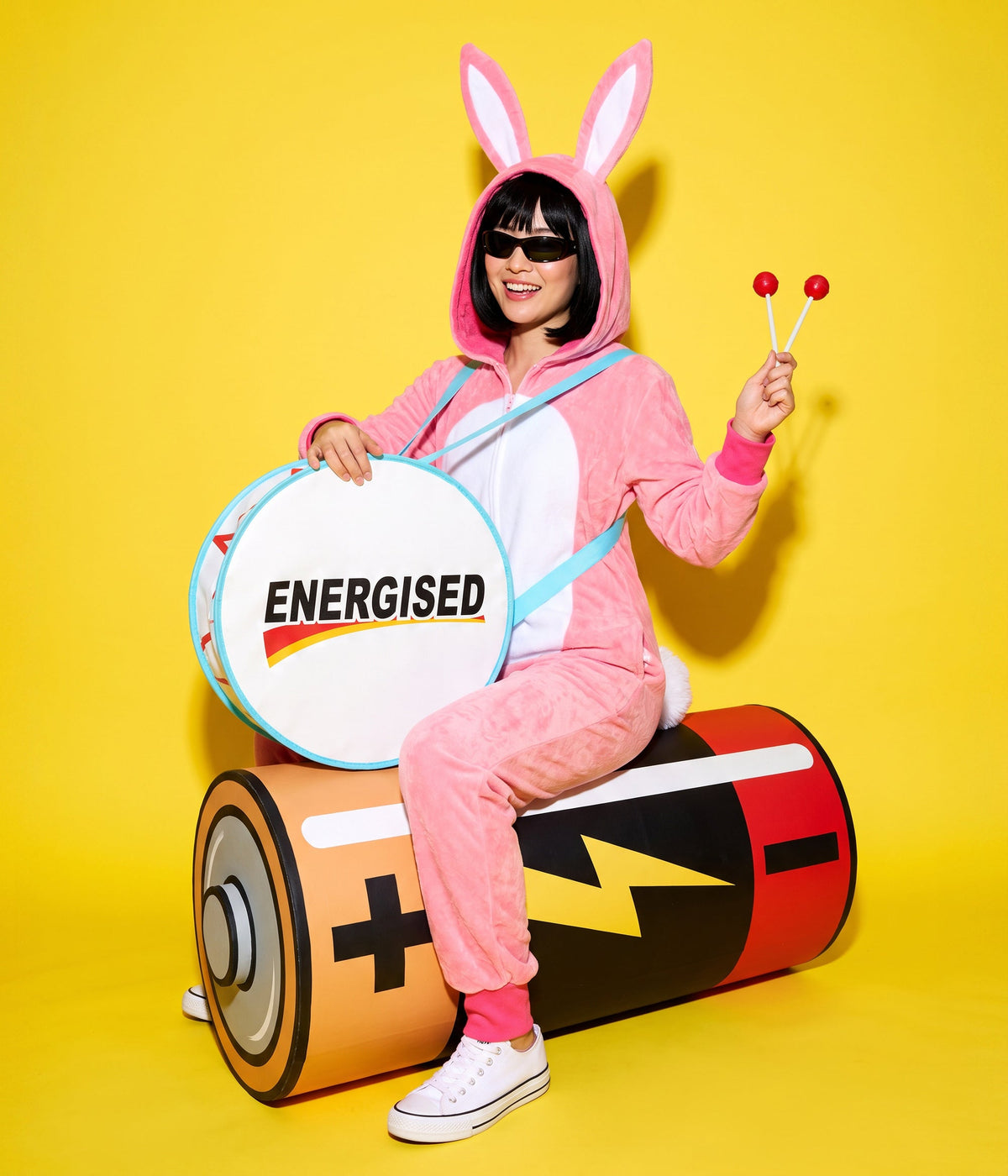 Women's Energetic Bunny Costume