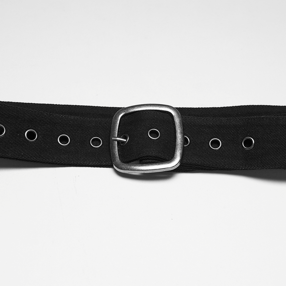 Adjustable Punk Leg Harness with Dual Pocket Bags