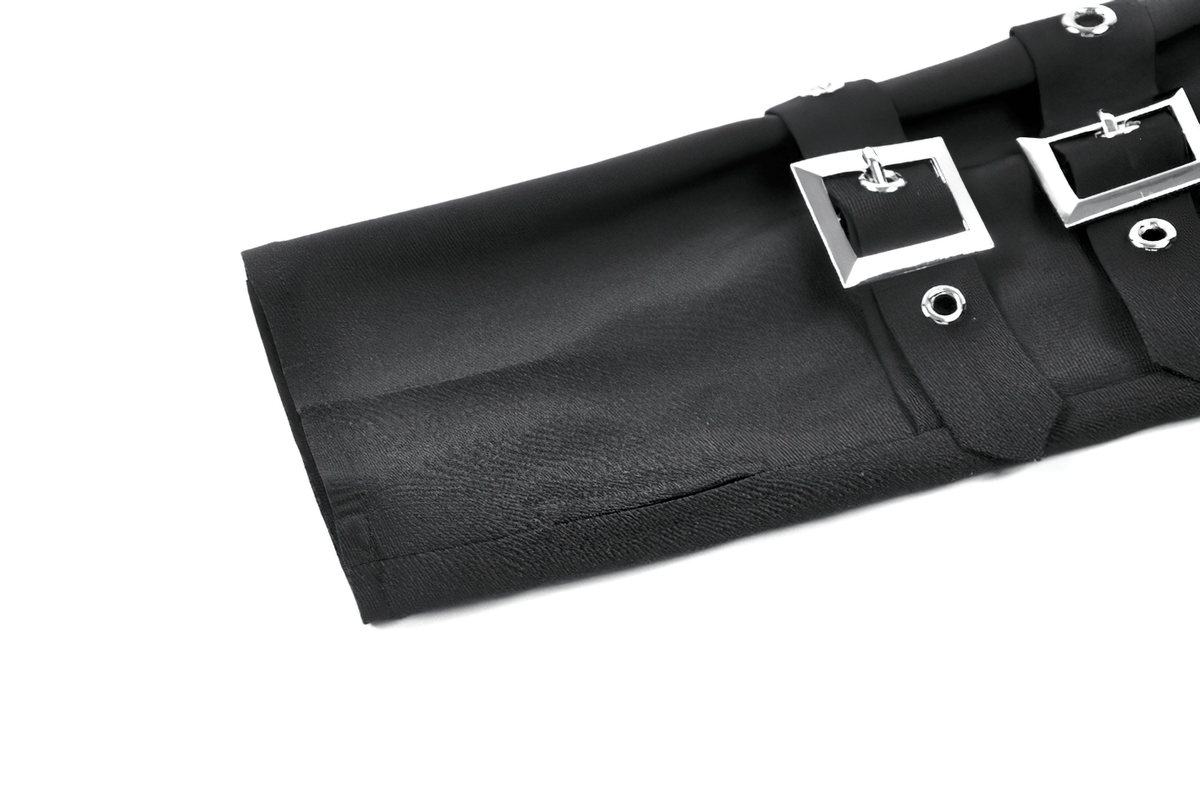 Alternative Buckle Arm Warmers with Silver Hardware