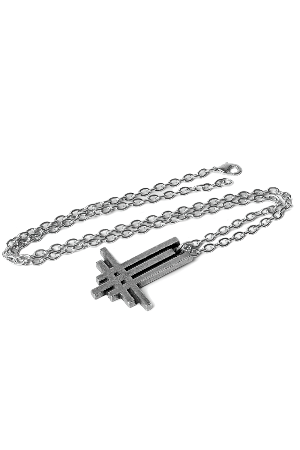 Behemoth Cross Pendant Inverted Triple Truimviratus