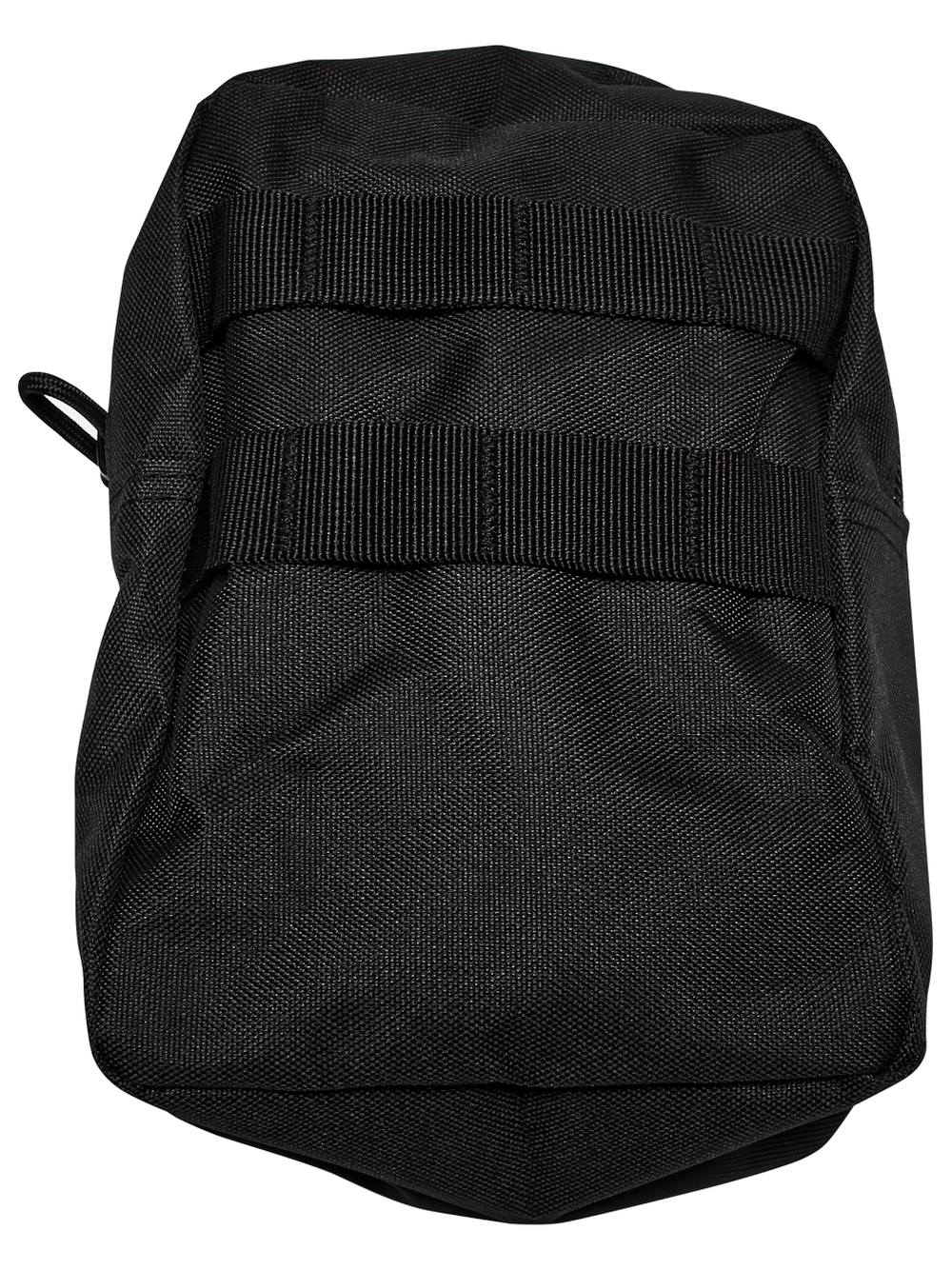 Black Tactical Backpack with Webbing and Pouches