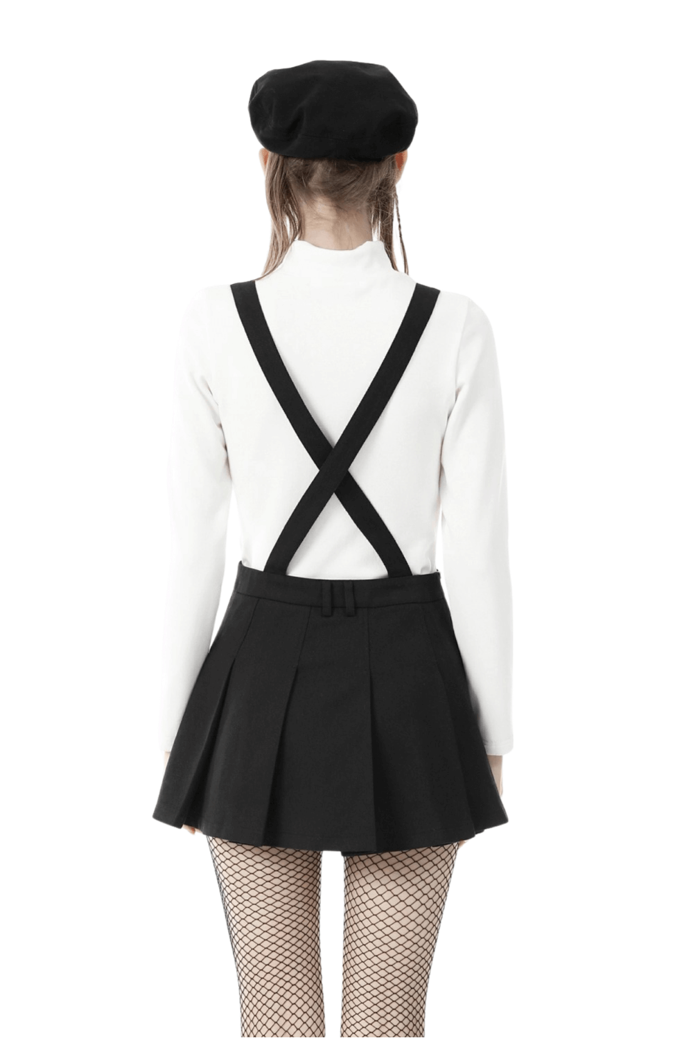 Blood Devil Pleated Dress With Adjustable Straps