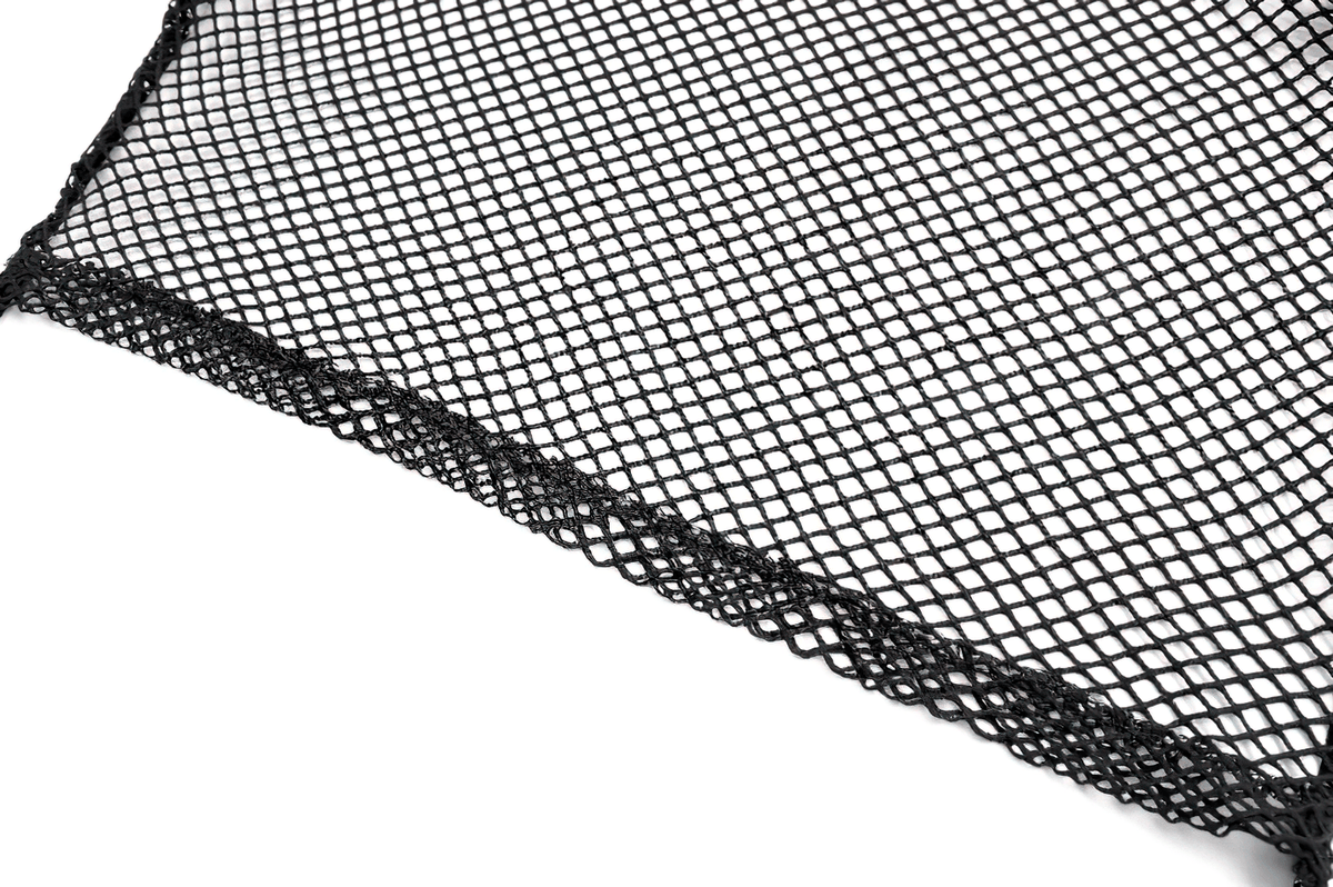 Bold Women's Fishnet Crop Top with Studded Strap Details