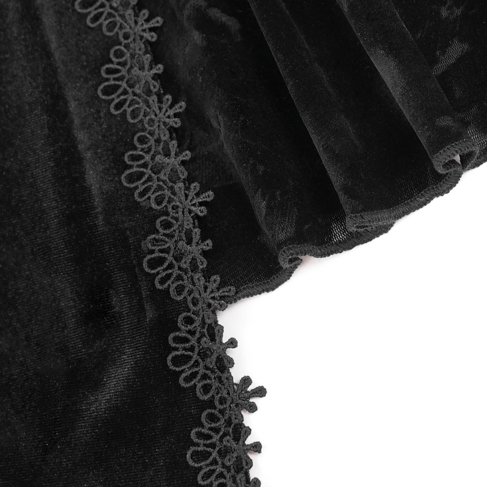Chic Lace Long-Sleeved Top with Pearls and Roses