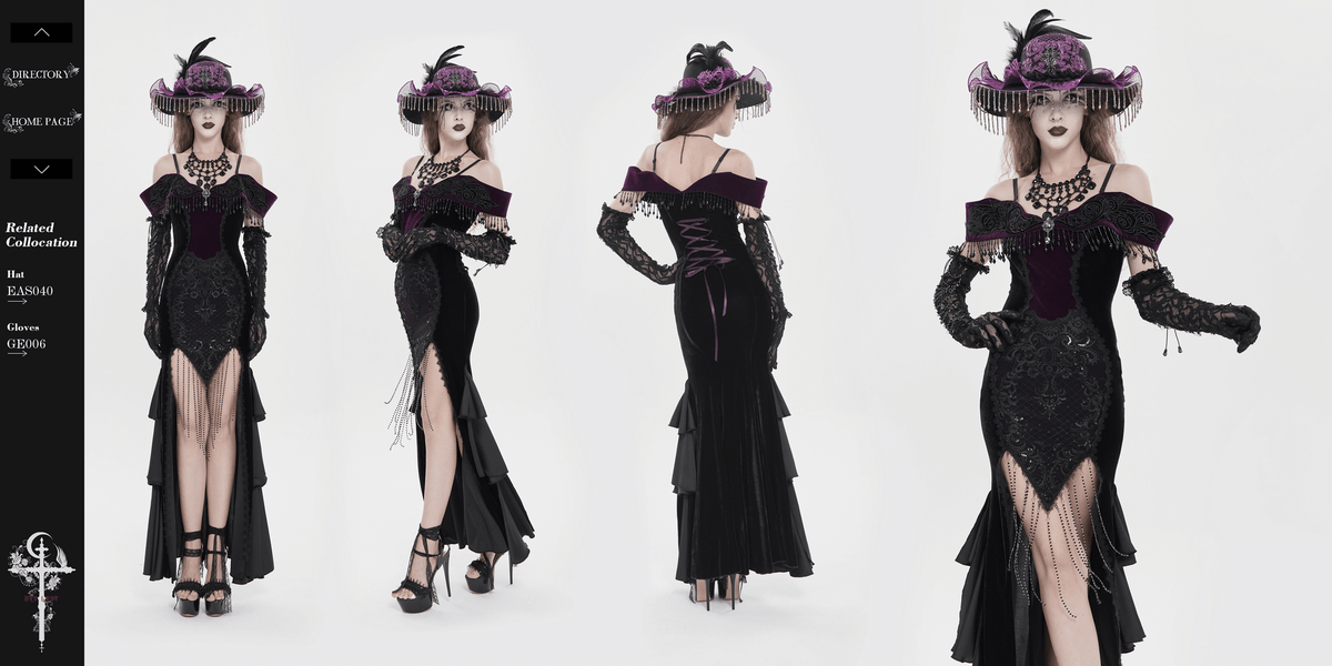 Chic Off-Shoulder Dress with Lace-Up Back and Fringes