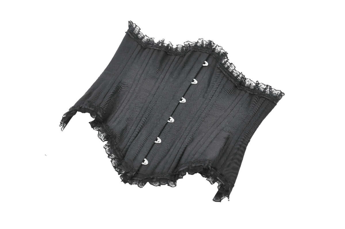 Chic Underbust Corset Waist Cincher with Lace-Up Front