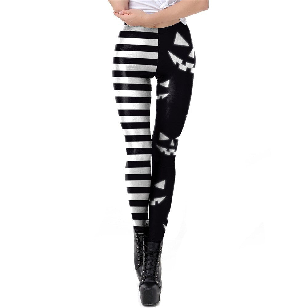 Classic Women Leggings for Halloween / Sexy Workout Pants / Autumn Halloween Clothes for Women #9