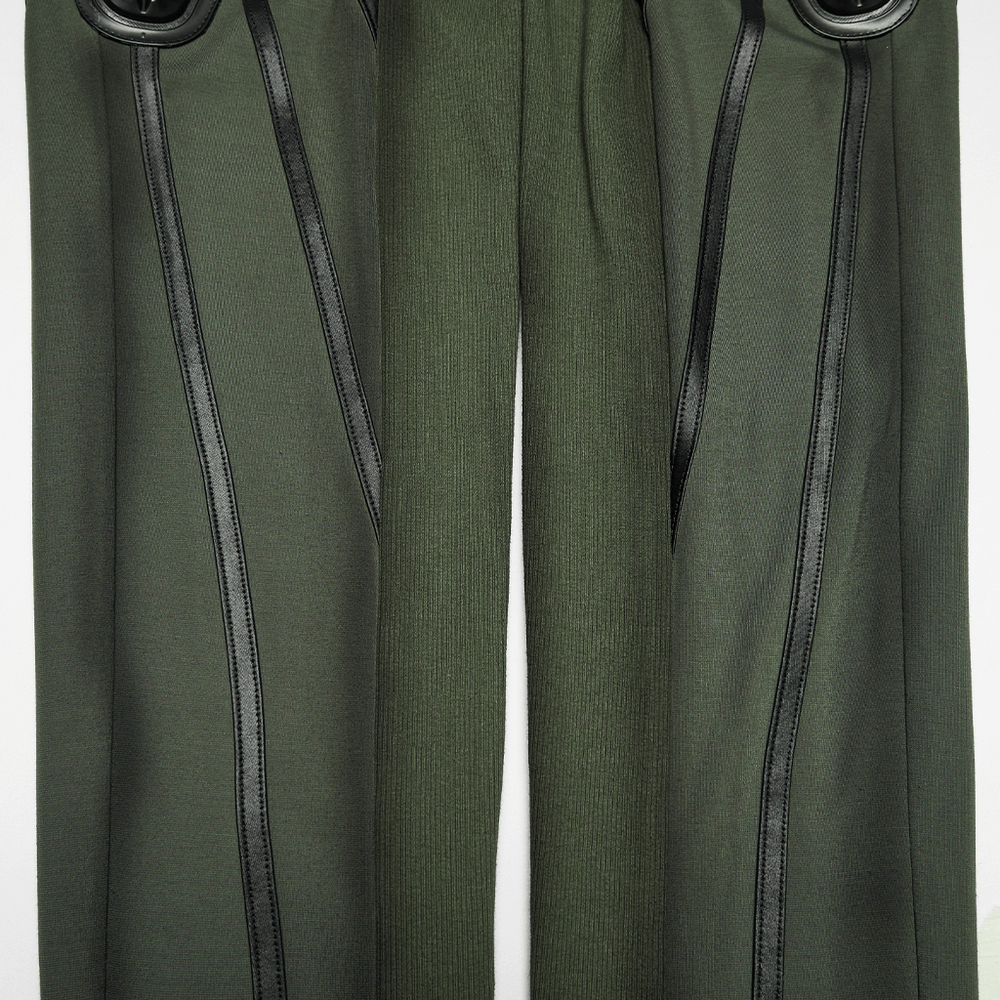 Cyberpunk Leggings with Futuristic Panel Design