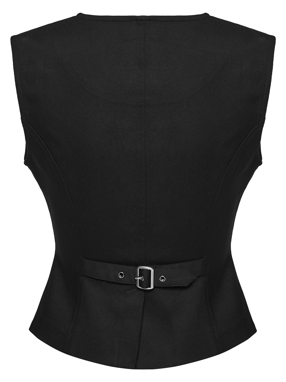 Cyberpunk Punk Gothic Vest with Zipper and Metal