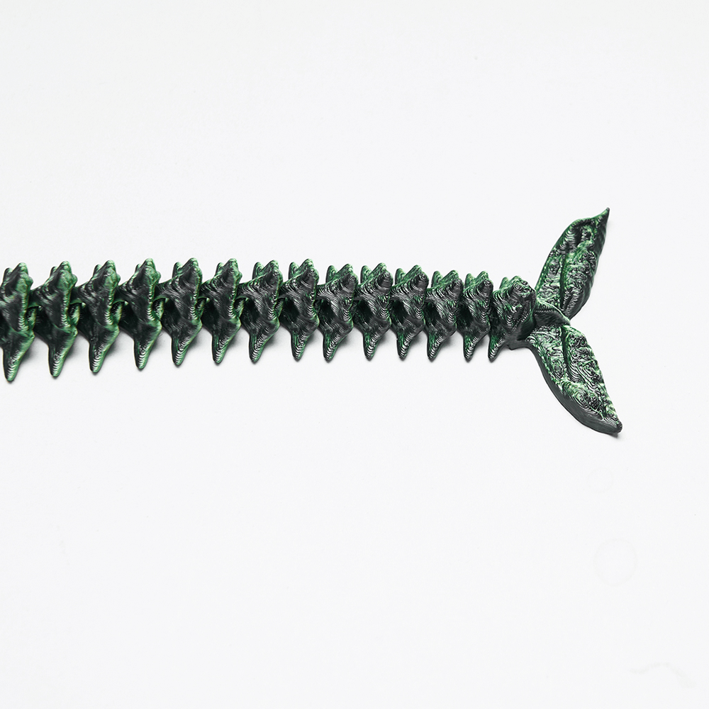 Cyberpunk Spine Tail Harness with Chains and Buckles