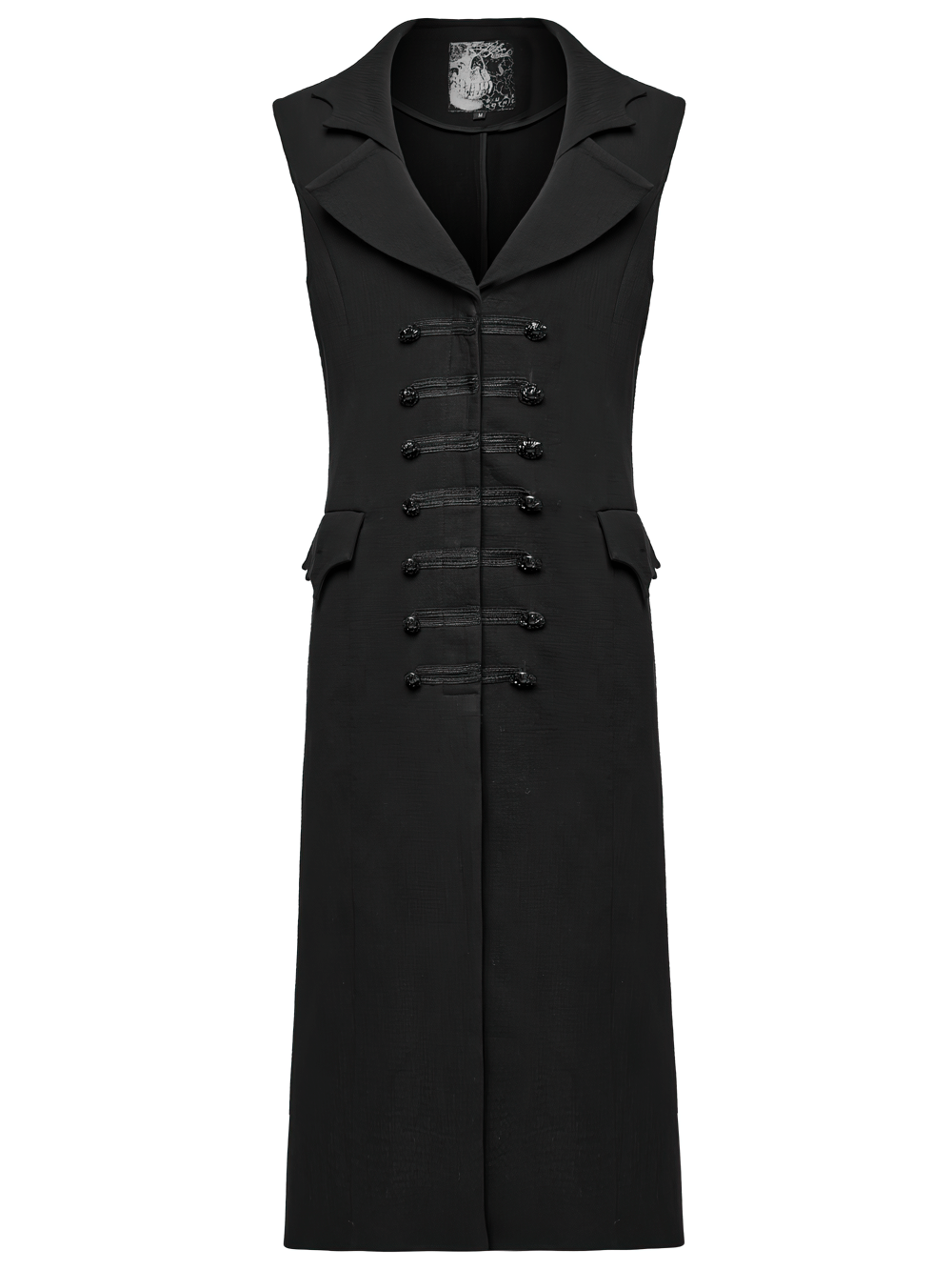 Dark Night Vampire Gentleman Vest with Bat Collar