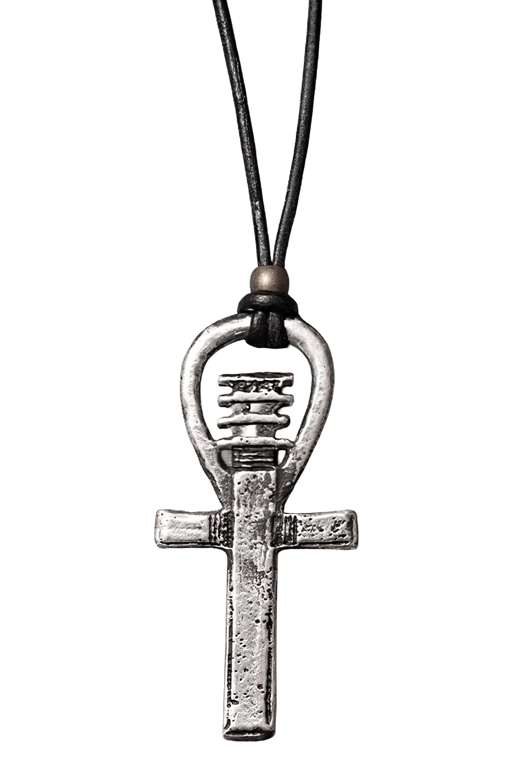 Djed-Ankh Egyptian Ankh Life Key Pewter Pendant