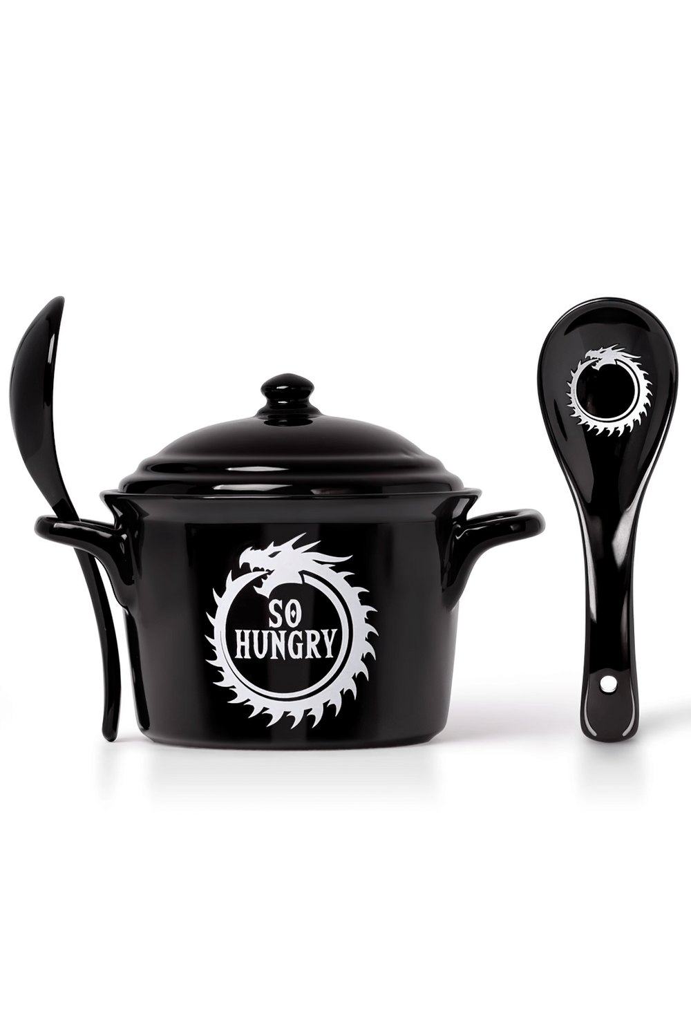 Dragon Ouroboros Cauldron Bowl and Spoon Set