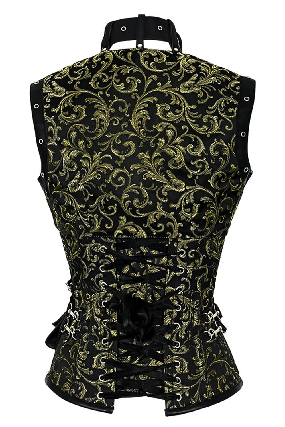 Elegant Overbust Corset with Shrug and Utility Pouches Set