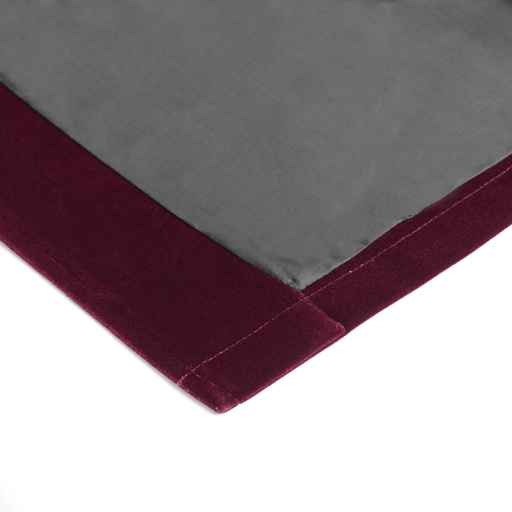Elegant Victorian Burgundy Velvet Tailcoat with Lace