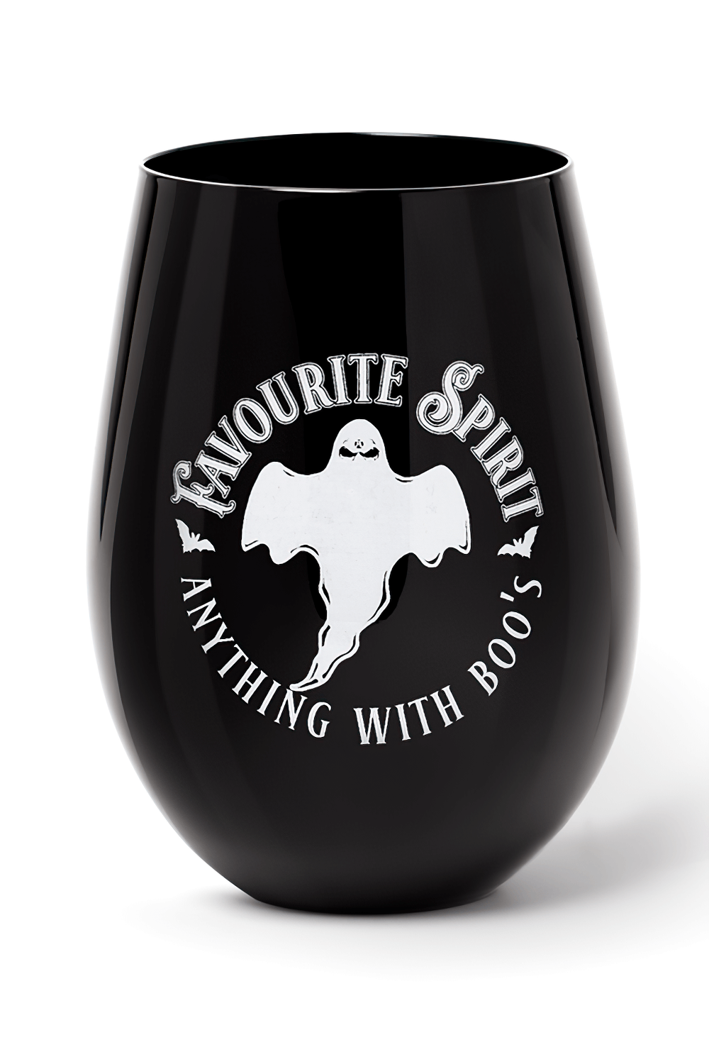 Favourite Spirit Stemless Glass with Ghost Design