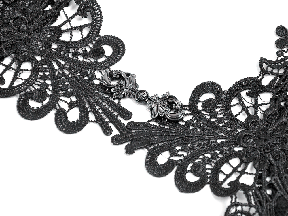 Gothic Lace Shrug Bolero with Dramatic Bell Sleeves