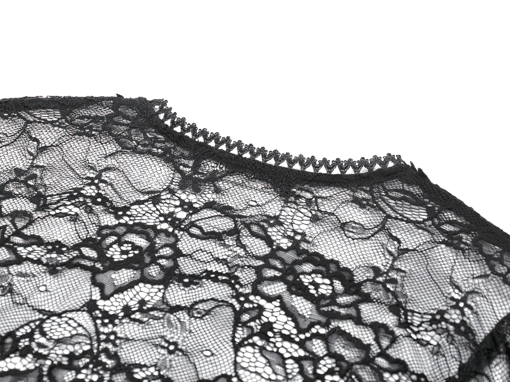Gothic Lace Shrug Bolero with Dramatic Bell Sleeves