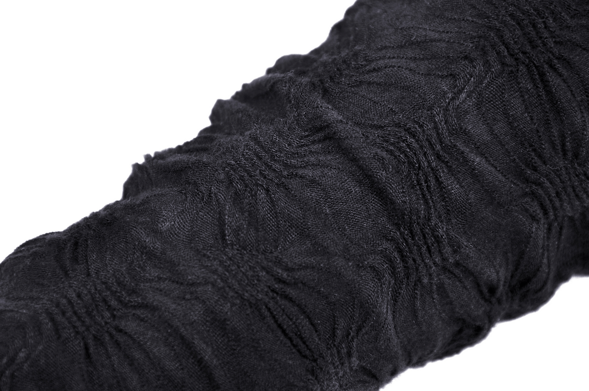 Gothic Lace Spiderweb Fingerless Gloves for Women