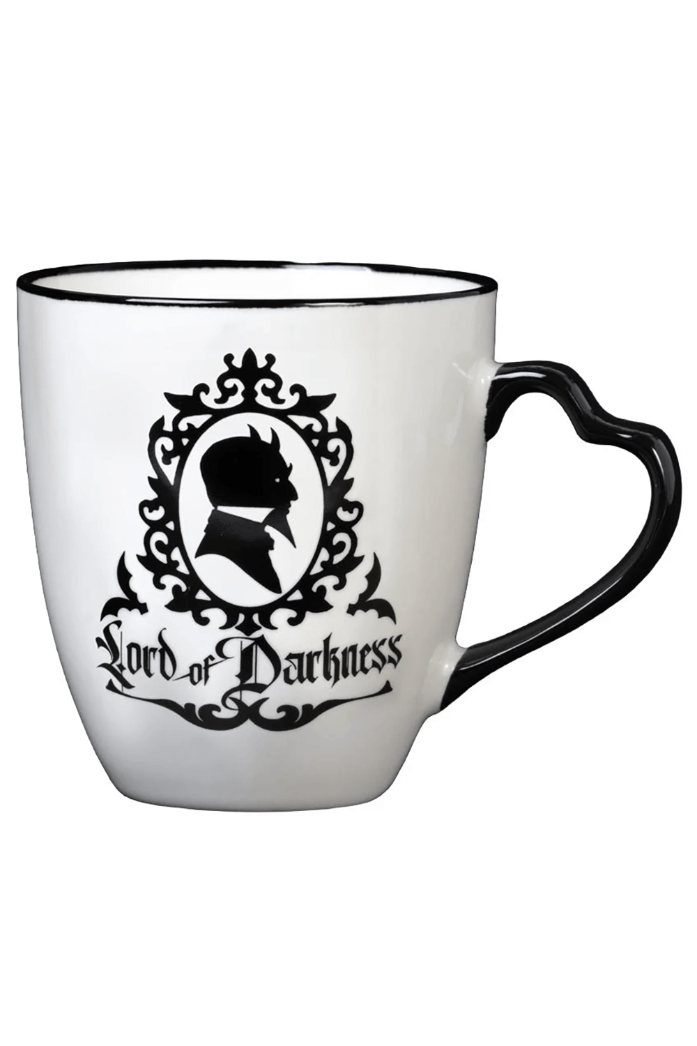 Gothic Queen of Night and Lord of Darkness Mug Pair