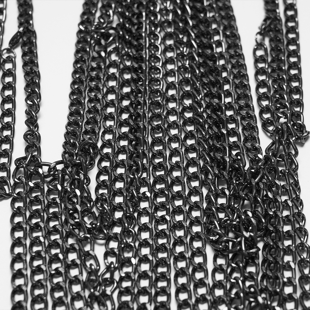 Gothic Skull Draped Body Chain Harness Jewelry