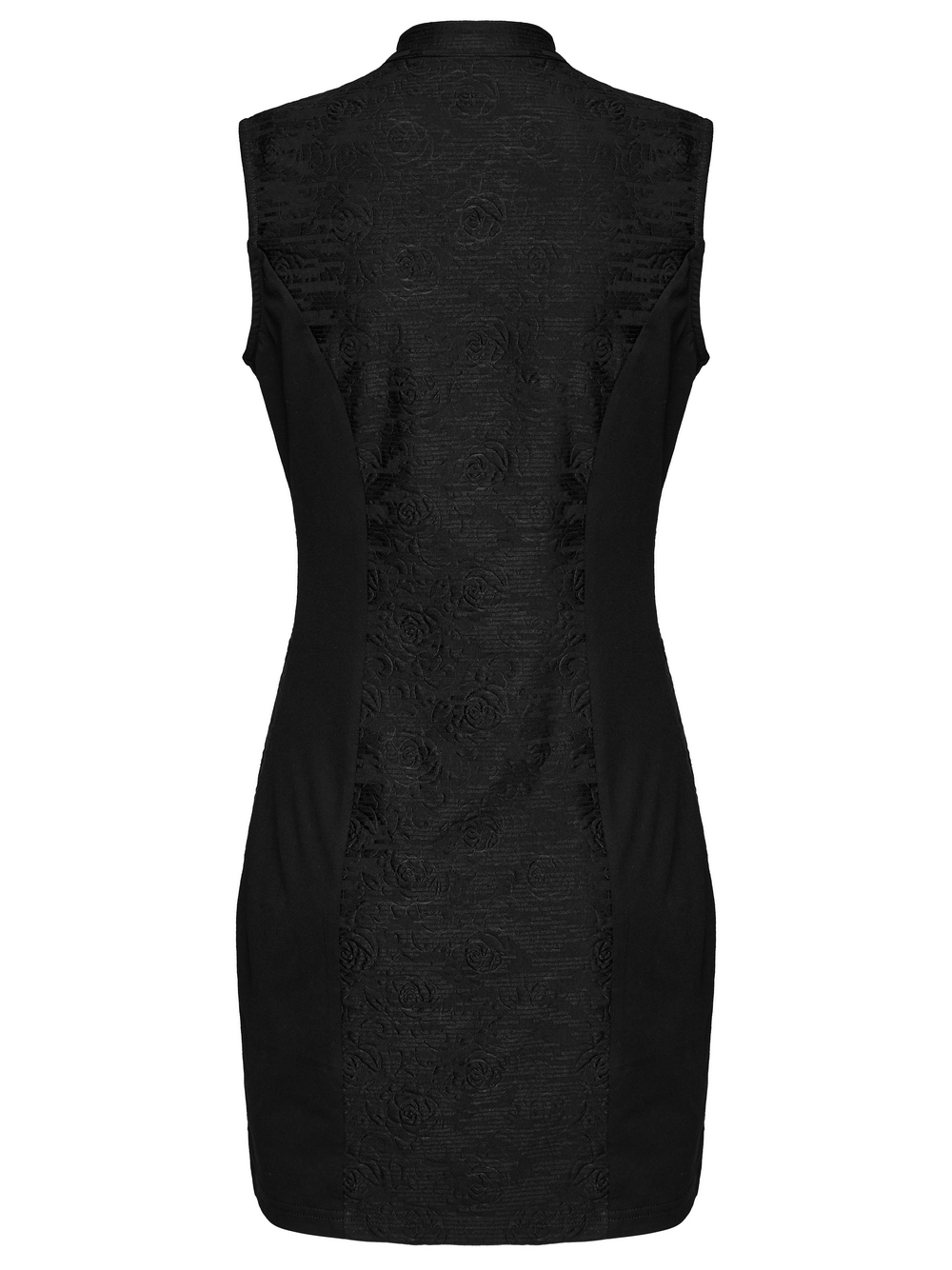 Gothic Sleeveless Cheongsam Dress with Hollow Cutout