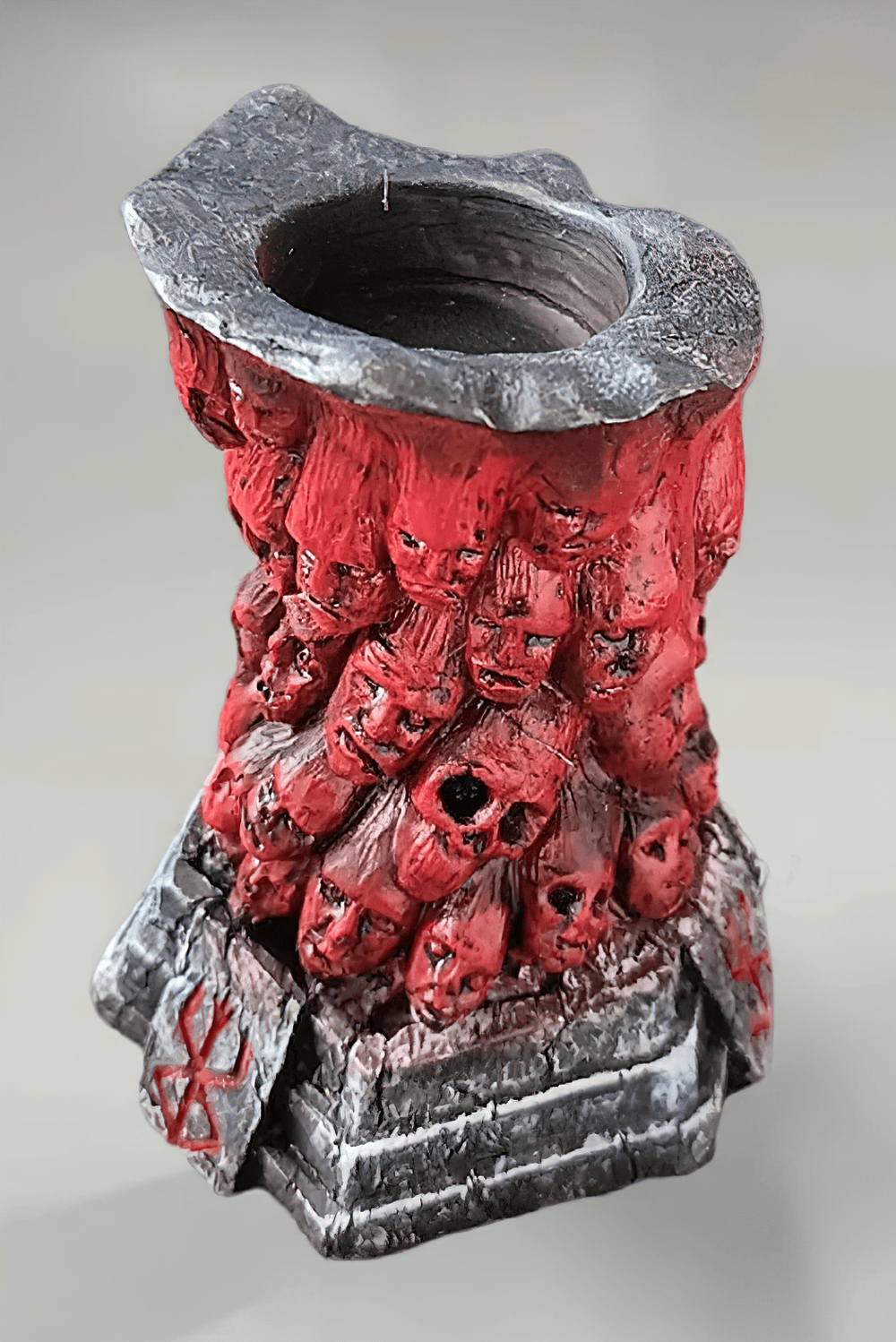 Horror Skull Tealight Holder for Gothic Decor