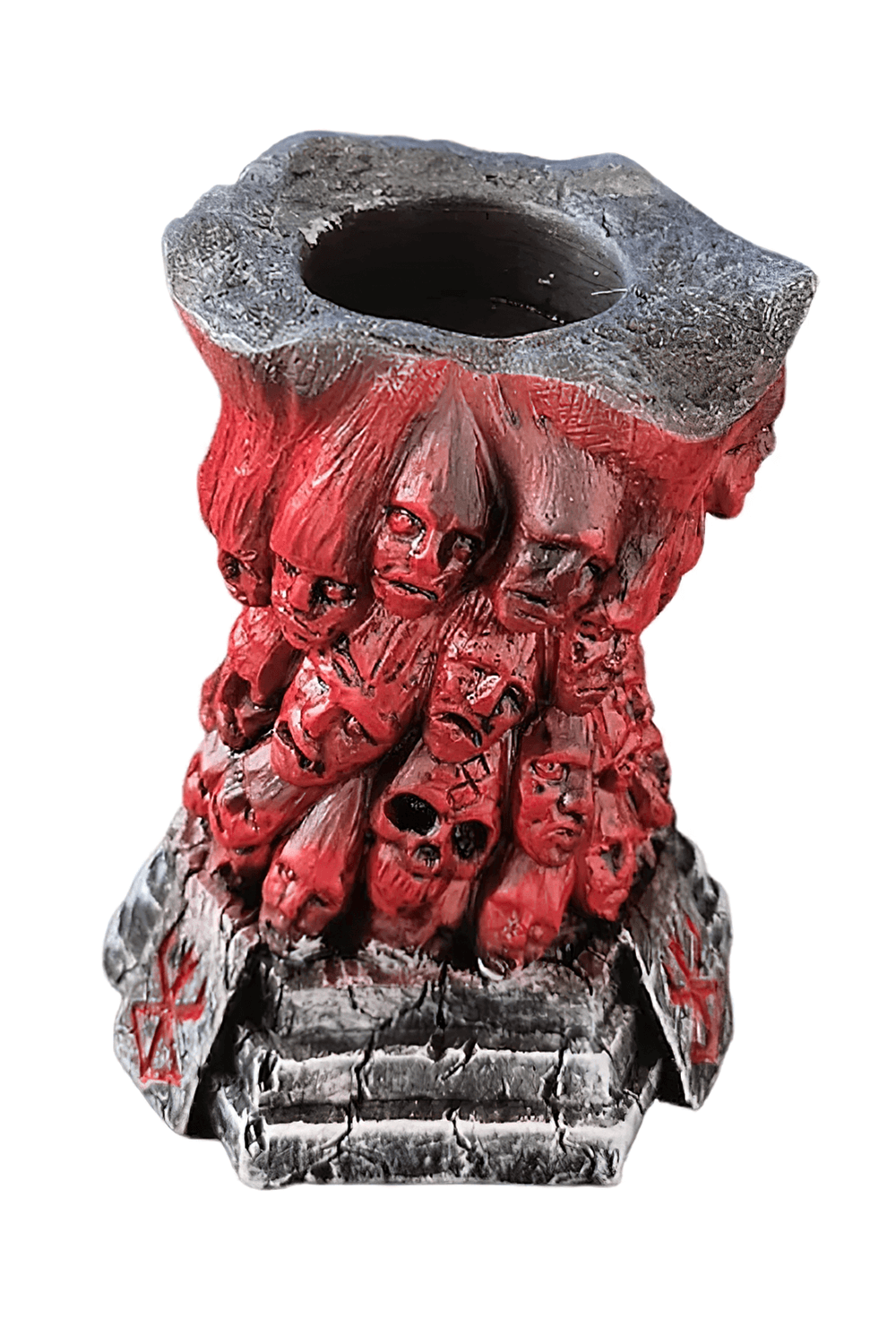 Horror Skull Tealight Holder for Gothic Decor