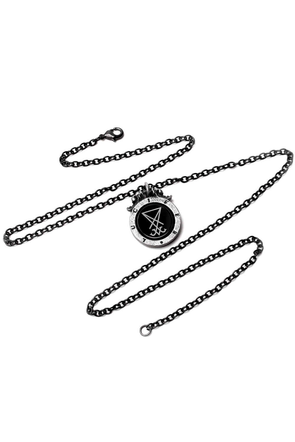 Lucifer's Seal Pendant with Occult Symbol and Satanic Design