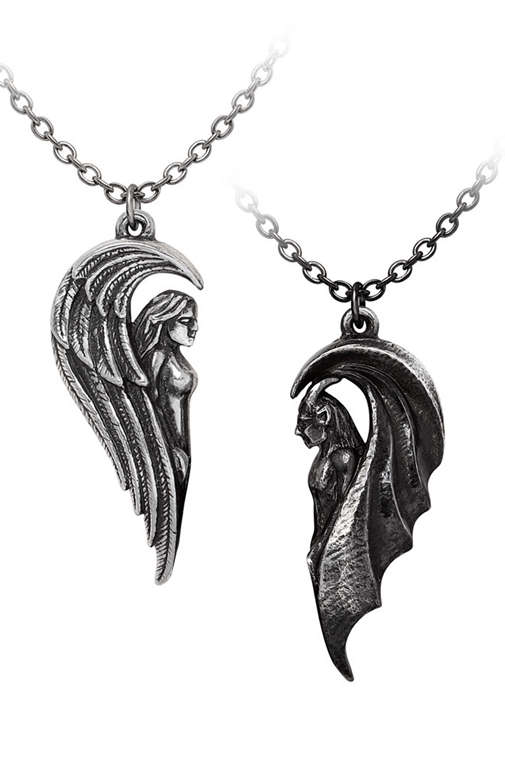 Magnetic Angel and Demon Dark Companions Pendant