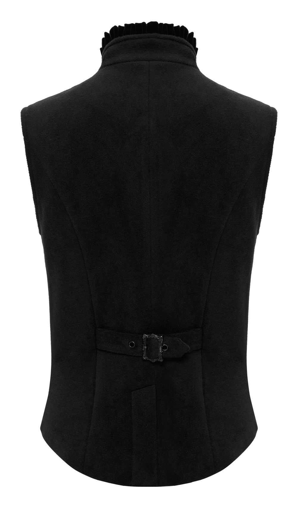 Male Court Waistcoat with Embroidered Lace Details