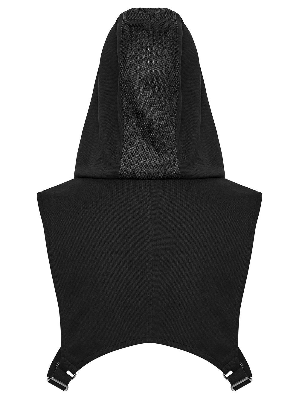 Men's Cyberpunk Hooded Mesh Vest with Spliced Panels