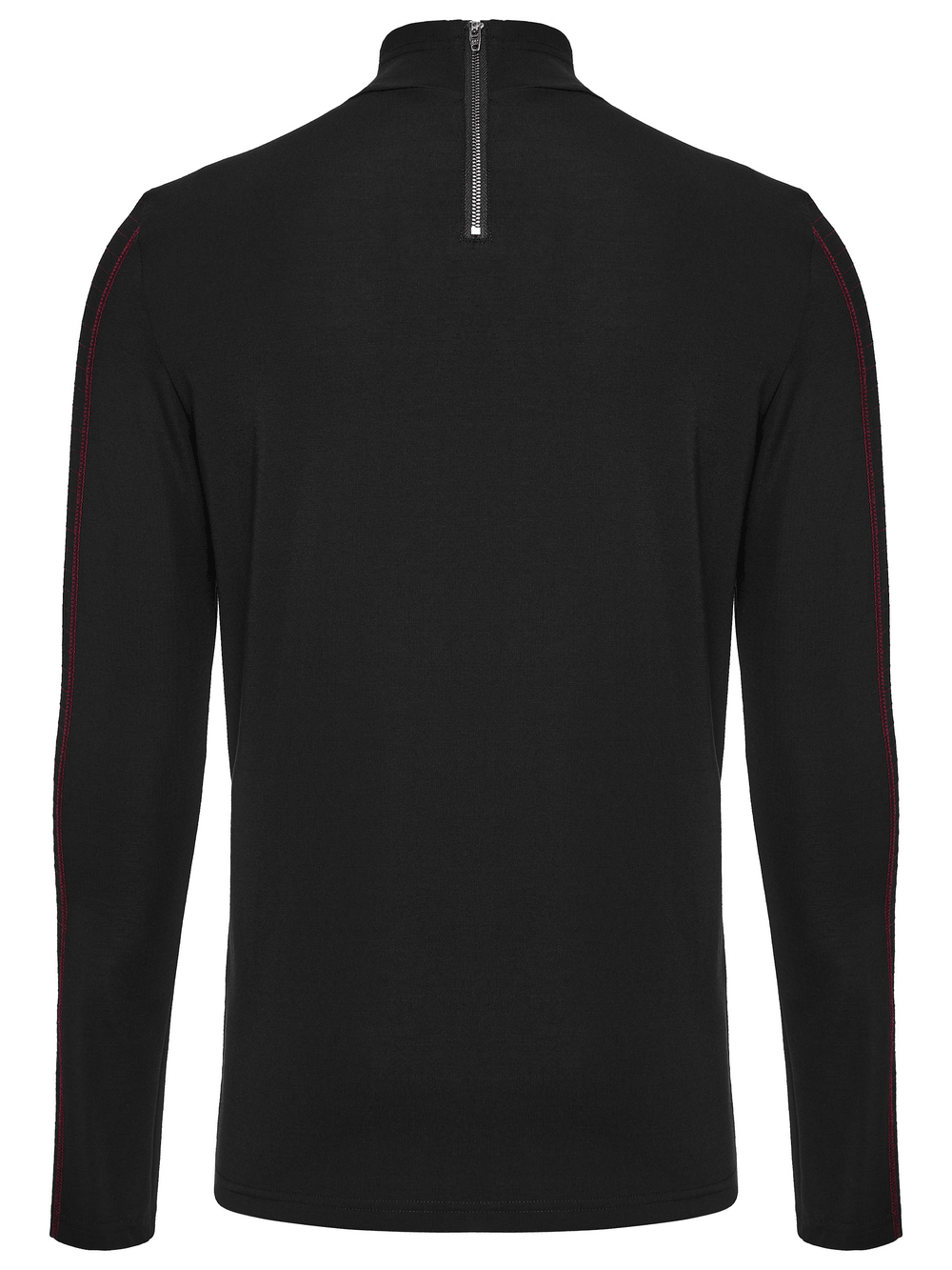 Men's Gothic Punk Geometric Knit Long-Sleeved Top