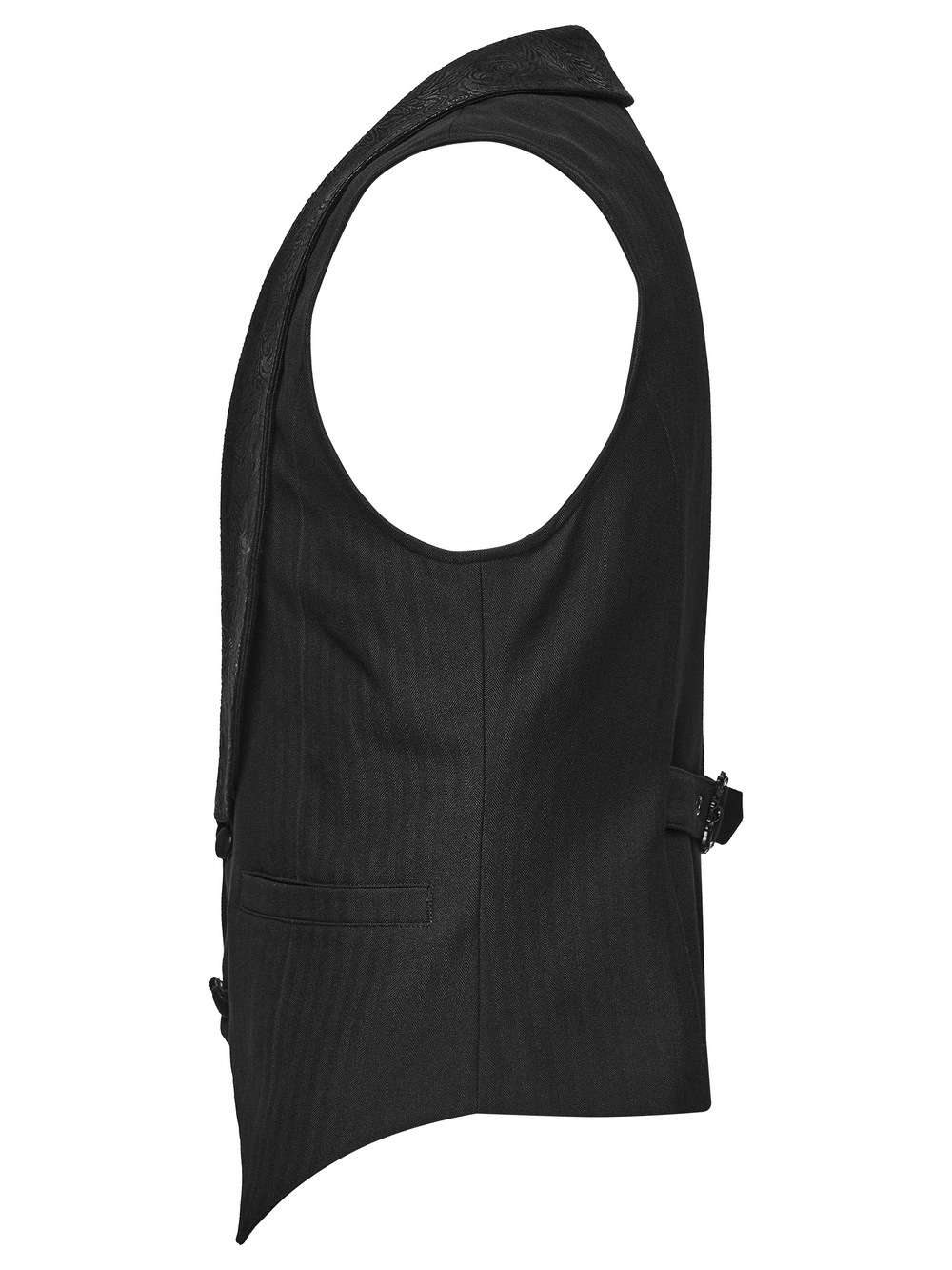 Men's Victorian Gothic Pointed Hem Waistcoat