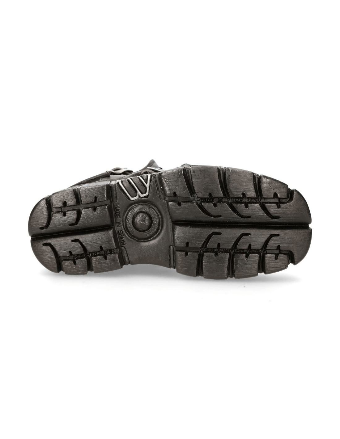 NEW ROCK Men's Bio Black Tower Sandals - Gothic Footwear