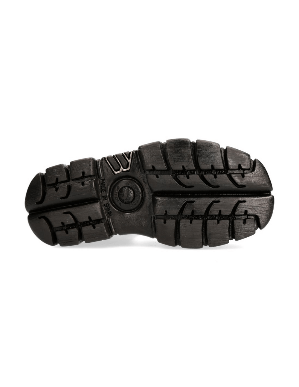 NEW ROCK Men's Black Buckled Platform Sandals in Urban Style