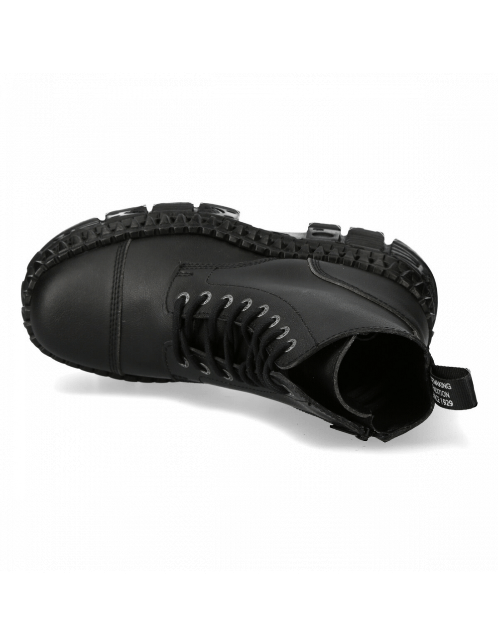 NEW ROCK Men's Fashion Black Gothic Style Ankle Boots